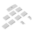 thumbnail image 4 of Window Lift Button Decor, Silver Paste Aluminum Alloy Window Lift Button Trim, Sturdy Keep Clean Anti-dust Scratches For  XF 2012-2015, 4 of 8