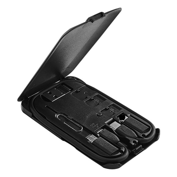Multi-Type Charging Cable Converter Multi-Function Wireless Charger Adapter Charger Card Reader Kit Universal Cable Card Kit Urban Survival Card Data Cable