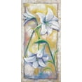 thumbnail image 2 of Withaar, Rian 18x32 White Modern Wood Framed Museum Art Print Titled - Romantic flower I, 2 of 4