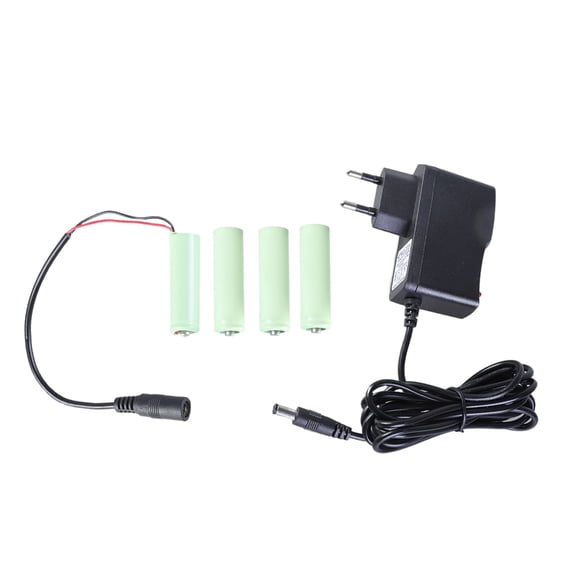 Universal Power Supply Adapter Replacing 4pcs 1.5V LR6 AA Battery for Clock Toy