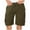 Green, variant on ZyeKqe Summer Shorts for Men Drawstring High Waisted Knee Length Beach Shorts Straight Wide Leg Vacation Shorts
