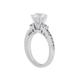 thumbnail image 2 of Pretty Cubic Zirconia Ring in 14K White Gold, 2 of 5