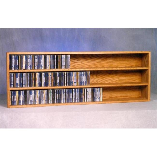 Wood Shed 3034 Solid Oak Wall or Shelf Mount CD