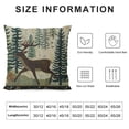 thumbnail image 5 of Vintage Farmhouse Animals Throw Pillow Covers Bear Deer Decorative Pillows Case Polyester Linen Outdoor Cushion Covers for Couch Sofa Bed Home Decor, 5 of 5