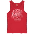 thumbnail image 5 of American Rat Rod Tank Top Hot Rod Custom Culture Route 66 1930s Classic Car Vintage Rusty Cars Garage Men's Top, 5 of 7