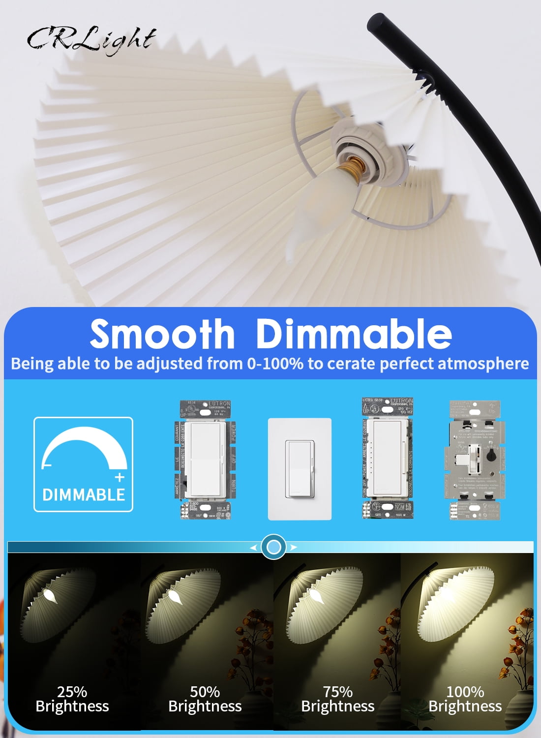 CRLight LED 2W 25W Equivalent Neutral White E12 C35 Decorative Light Bulbs, 6 Pack