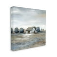 thumbnail image 3 of Countryside Barn Neutral Tones Landscape Painting Gallery Wrapped Canvas Print Wall Art, 3 of 7