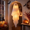 thumbnail image 2 of HBICUIHHalloween Large Hanging Ghost 5 FT, Glowing Battery Operated Decor for Outdoor Yard, Tree Hanging & Spooky Scene Arrangement, 2 of 7
