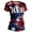 Z12-Dark Blue, variant on FUZHIQ Women's R.E.D. Remember Everyone Deployed Crewneck T-Shirt Patriotic American Flag Star Print Contrast Short Sleeve Casual Graphic Tee for RED Friday Military Support,M