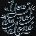 thumbnail image 2 of CafePress - Not Alone LTT Maternity Dark T Shirt - Maternity Dark T-Shirt, 2 of 3