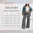 thumbnail image 3 of TEMOFON Wide Leg Sweatpants for Women Casual High Waisted Baggy Sweatpants Drawstring Workout Pants with Pockets, 3 of 8
