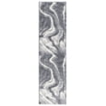 thumbnail image 2 of Safavieh Hi-Lo Hiren Abstract Shag Runner Rug, Gray/Light Gray, 2'2" x 8', 2 of 10