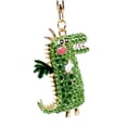 thumbnail image 3 of Crystal Crocodile Keychain Whimsical Green, 3 of 4