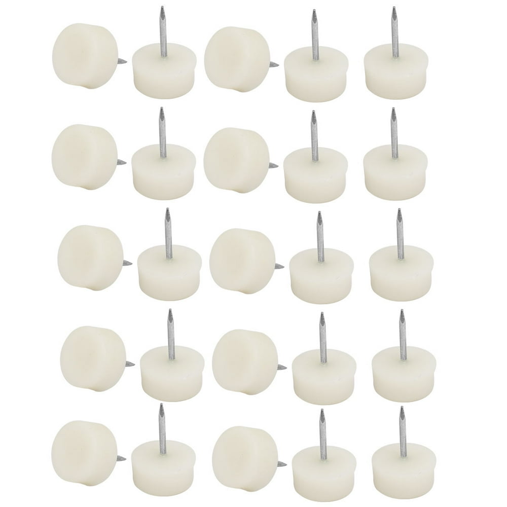Furniture Legs Feet Plastic Nailon Slider Tack Glides Protector 22mm