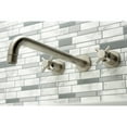 thumbnail image 2 of Kingston Brass KS8048DX Concord Two-Handle Wall Mount Roman Tub Faucet, Brushed Nickel, 2 of 7