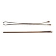 thumbnail image 4 of Kleravitex 2.75" BRONZE Jumbo Bobby Hair Pins - BRONZE Tipped Flat Style Pins for Women - Perfect For Rollers - Hair Pins for Wedding & Party Styling - Suitable for ALL Hair Types, 100 pieces Tub..., 4 of 4