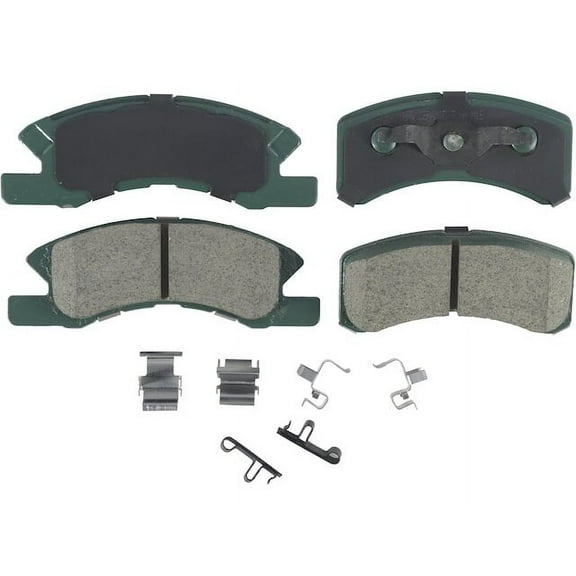 Front Brake Pad Set - Compatible with 2014 - 2015, 2017 - 2020 Mitsubishi Mirage 2018 2019
