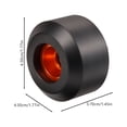 thumbnail image 2 of YSNOOWE 1 Set of Bike Frame Protector Black ABS Fork Protection for Motorcycle Riders, 2 of 8