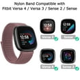 thumbnail image 4 of Nylon Watch Band For Fitbit Versa 3/Versa 4/Sense/Sense 2 Strap Sport Bracelet Wristband replacment For Fitbit Sense Smart watch Blue For Versa Lite, 4 of 6