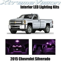 XtremeVision Interior LED for Chevy Silverado 2015  2 pcs Pink Interior LED Kit   Installation Tool