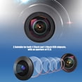 thumbnail image 4 of Camera CCTV Lens, Full Vision Fisheye Lens New Board 5Mp 1.7mm 170 Wide Angle Lens Security Fisheye View 5Mp Fisheye Security Camera Lens for CCTV Camera, 4 of 7