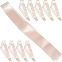 ITSELFER 10pcs Blank Sashes DIY Bridal Shower Sashes Satin Plain Sashes Bachelorette Party Sashes