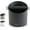 Black, variant on XIMEI Espresso Knock Box, Large Capacity & Non-Slip Base, Barista Tools & Espresso Machine Accessories, White