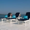 thumbnail image 2 of POLYWOOD Nautical Chaise with Arms, 2 of 3
