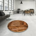 thumbnail image 4 of Ahgly Company Machine Washable Indoor Rectangle Transitional Orange Area Rugs, 2' x 5', 4 of 7