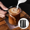 thumbnail image 2 of Jarra para espumar leche Espresso de material acero inoxidable, 2 piezas, herramienta Barista perfecl jarra para espumar leche, 2 of 7