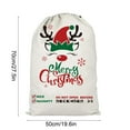 thumbnail image 3 of Christmas Deer Sack Bag, 28" x 20" Extra Large Gift Bags, Retro Canvas Storage Bags, Cotton Drawstring Bags, Xmas Gift Favor Bags, Xmas Gift Pouch Bag, Party Supplies Favors (Reindeer Elk,Green), 3 of 6