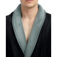 thumbnail image 3 of Bata NY Threads Talle Chico-Mediano Franela de Peluche Negro Gris, 3 of 6