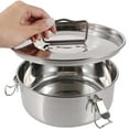 thumbnail image 5 of Cooking Utensils Set,With Lid Stainless Pan Maker Container Kitchen Steamer, 5 of 8