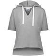 thumbnail image 5 of Holloway Sportswear S Womens Sophomore Short Sleeve Hoodie Athletic Heather 229776, 5 of 5