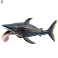 thumbnail image 1 of Large Megalodon Shark Toy Practical Ability Rust-proof Best Collection Sea Animal White Shark Figurine for Decor, 1 of 5