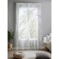 thumbnail image 2 of Sheer Curtains 96 Inches Long, Spring Green Tree Branches Semi Sheer Curtains Light Filtering Window Treatment, Farmhouse Nature Botanical Privacy Voile Drapes for Living Room Bedroom 52x96 Inch, 2 of 7