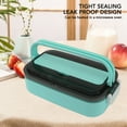 thumbnail image 4 of Stainless Steel Bento Box Adult Lunch Box, Microwave Safe Portable Split Bento Box For Students And Office Workers, 4 of 8