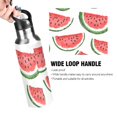 thumbnail image 4 of Yayeee 20oz Insulated Water Bottle Double Wall Stainless Steel with Flip Straw Lid, Cute Watermelon, 4 of 7