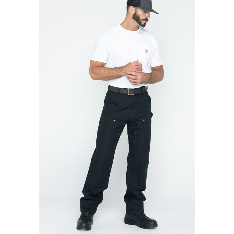Carhartt Men's Firm Duck Double Knee Work Pants, Reinforced
