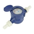 P82D Plastic Garden Water Flow Measuring Meter 15MM Cold Wet Counter