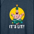 thumbnail image 3 of SpongeBob SquarePants - Patrick It's Lit - Women's Lightweight French Terry Long Sleeve Shirt, 3 of 6