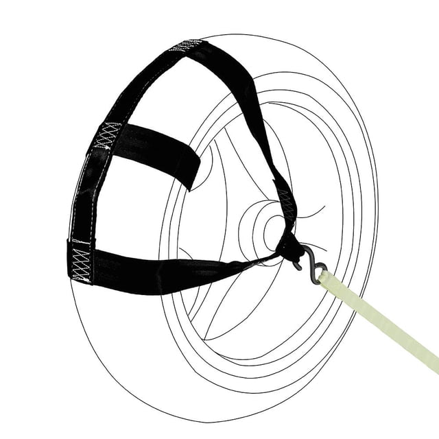 Correa de amarre para ruedas traseras de motocicleta Porotmotor Universal