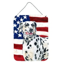 Dalmatian Patriotic Wall or Door Hanging Prints