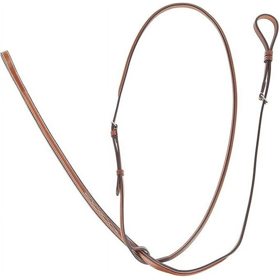 Huntley Equestrian Sedgwick Leather Fancy Stitched Raised Standing Martingale (Conker, Full)