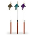 thumbnail image 3 of Chat Bell Wand Poulet Plume Formation Chaton Teaser Jouet Chat Interactif Jouet, 3 of 10