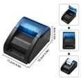 thumbnail image 3 of Riwcyla 58mm Desktop Receipt Printer POS PrinterThermal Printing Compatible with Android/iOS/Windows Support ESC/POS for Shipping Restaurant Kitchen Supermarket Home Small Business Retail St, 3 of 6