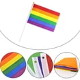 thumbnail image 2 of 90X150cm Bandera del orgullo gay Bandera del orgullo del arco iris para la decoración del hogar / al aire libre (90X150cm), 2 of 8