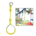 thumbnail image 3 of Colorful Rings - Gymnastic Rings, Swing Bar Rings, for Backyard Obstacle , Yellow, 35..5cm, 3 of 10