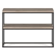 thumbnail image 6 of Evelyn&Zoe Edmund 42" Wide Rectangular Console Table, Antiqued Gray Oak, 6 of 7