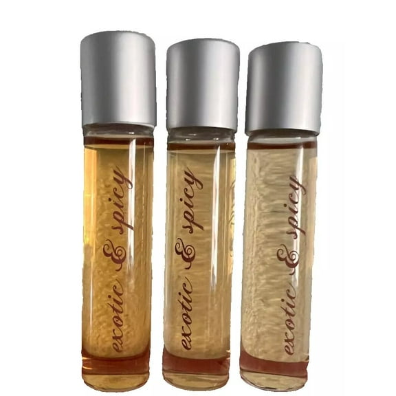 3 of AROMACHOLOGY Exotic & Spicy Perfume Lot of Three